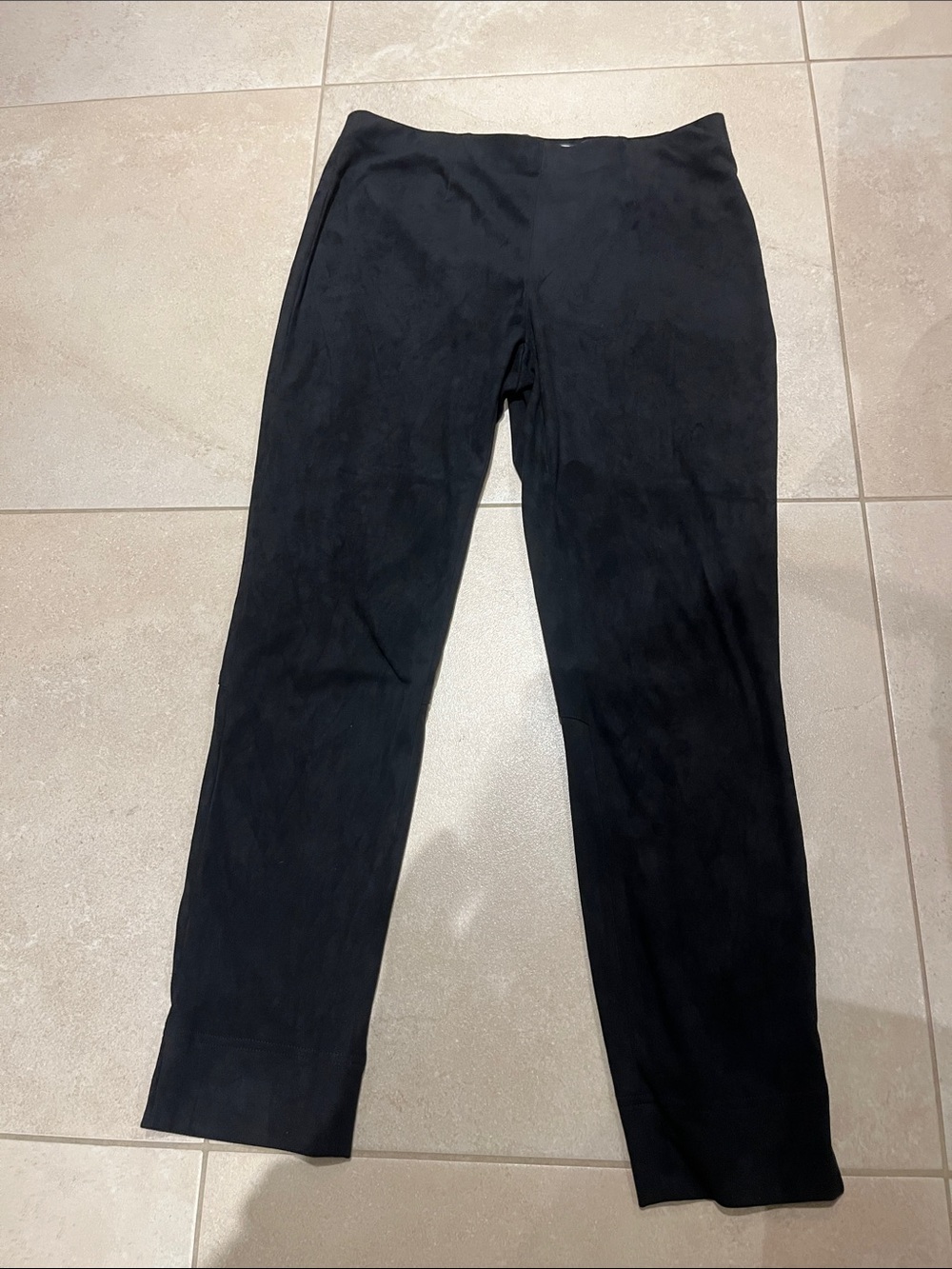 Seductive pants women’s soft velvet straight leg cropped pants
